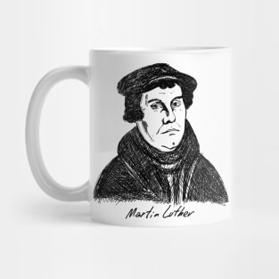 Martin Luther. Christian figure. Mug